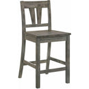 Elements International Nathan DNH100CSCWVS Counter Height Side Chair IMAGE 1