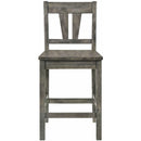 Elements International Nathan DNH100CSCWVS Counter Height Side Chair IMAGE 2