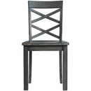 Elements International Renegade DRN3006DS 6 pc Dining Set - Grey IMAGE 6