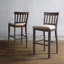 Elements International Stone DST100BSBSBTF 30" Slat Back Bar Stool - Charcoal IMAGE 11