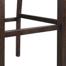 Elements International Stone DST100BSBSBTF 30" Slat Back Bar Stool - Charcoal IMAGE 8
