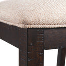 Elements International Stone DST100BSBSBTF 30" Slat Back Bar Stool - Charcoal IMAGE 9