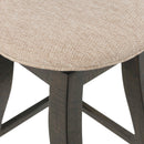 Elements International Stone DST100BSWSBTF 30" Swivel Backless Bar Stool - Charcoal IMAGE 5