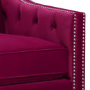 Elements International Tiffany UTF287100CA Accent Chair - Broadway Red IMAGE 6