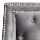 Elements International Tiffany UTF288100 Accent Chair - Broadway Gun Metal IMAGE 5