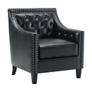 Elements International Tiffany UTF123100E Accent Chair - Phoenix Black IMAGE 2