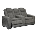 Signature Design by Ashley Next-Gen DuraPella 2200418 Power Reclining Loveseat with Console and Adjustable Headrest IMAGE 1