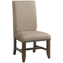 Elements International Franklin Upholstered Side Chair Set IMAGE 1