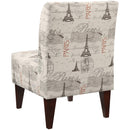 Elements International Scarlett Accent Slipper Chair IMAGE 3