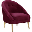 Elements International Trinity Accent Chair (gold stainless legs) IMAGE 1