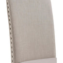 Elements International Greystone Upholstered Side Chair Set IMAGE 4