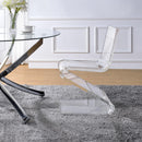 Elements International Iris Acrylic Z-Chair IMAGE 7