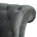 Elements International Twain Chaise with Gray Scroll Pillow IMAGE 3