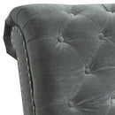 Elements International Twain Chaise with Gray Scroll Pillow IMAGE 4