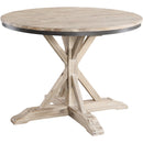 Elements International Callista Round Standard Height Dining Table IMAGE 1