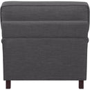Elements International Abby Chair in Heirloom Charcoal IMAGE 4