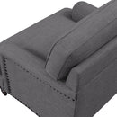 Elements International Abby Chair in Heirloom Charcoal IMAGE 6