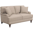 Elements International Abby Loveseat W/Pillows in Heirloom Smoke / Pewter IMAGE 1