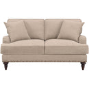 Elements International Abby Loveseat W/Pillows in Heirloom Smoke / Pewter IMAGE 2