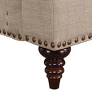 Elements International Abby Sofa W/Pillows in Heirloom Smoke / Pewter IMAGE 11