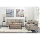 Elements International Abby Sofa W/Pillows in Heirloom Smoke / Pewter IMAGE 12