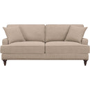 Elements International Abby Sofa W/Pillows in Heirloom Smoke / Pewter IMAGE 2