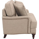 Elements International Abby Sofa W/Pillows in Heirloom Smoke / Pewter IMAGE 3