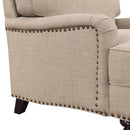 Elements International Abby Sofa W/Pillows in Heirloom Smoke / Pewter IMAGE 9