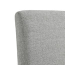 Elements International Nero Upholstered Arm Chair Set IMAGE 4