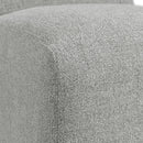 Elements International Nero Upholstered Arm Chair Set IMAGE 6