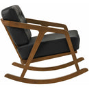 Elements International Ingram Rocker Chair in Black IMAGE 2
