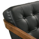 Elements International Ingram Rocker Chair in Black IMAGE 4