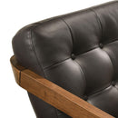 Elements International Ingram Rocker Chair in Brown IMAGE 4