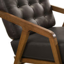 Elements International Ingram Rocker Chair in Brown IMAGE 5