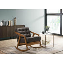 Elements International Ingram Rocker Chair in Brown IMAGE 8