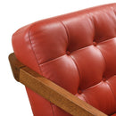 Elements International Ingram Rocker Chair in Red IMAGE 4