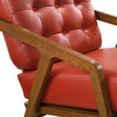 Elements International Ingram Rocker Chair in Red IMAGE 5