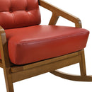 Elements International Ingram Rocker Chair in Red IMAGE 6