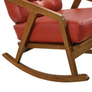 Elements International Ingram Rocker Chair in Red IMAGE 7