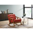 Elements International Ingram Rocker Chair in Red IMAGE 8