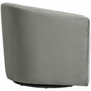 Elements International Stanton Swivel Chair in Gun Metal IMAGE 3
