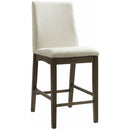 Elements International Dapper Counter Height Side Chair Set in Walnut IMAGE 1