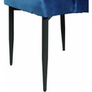 Elements International Celeste Dining Side Chair w/Blue Fabric IMAGE 8