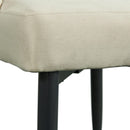 Elements International Celeste Dining Side Chair w/Cream Fabric IMAGE 7