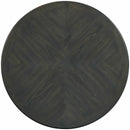 Elements International Amherst Counter Table w/Wood Leg Grey Finish IMAGE 3