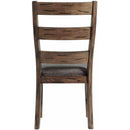 Elements International Gramercy Dining Horizontal Slat Back Side Chair IMAGE 2