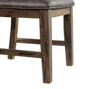 Elements International Gramercy Dining Horizontal Slat Back Side Chair IMAGE 5