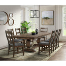 Elements International Gramercy Dining Horizontal Slat Back Side Chair IMAGE 7