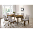 Elements International Ginger Dining Table Natural Finish IMAGE 7
