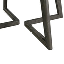 Elements International Cross Round Dining Table IMAGE 6